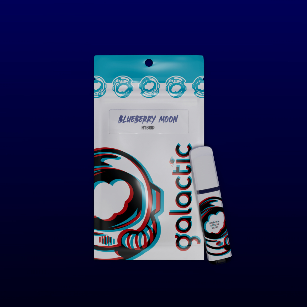 Photograph of product: Blueberry Moon (H) Disposable "Terp Cart" Vape 1g