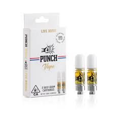 Photograph of product: [Punch] 2 Pack Live Rosin Cartridges - 1G - Benzina (H) - 