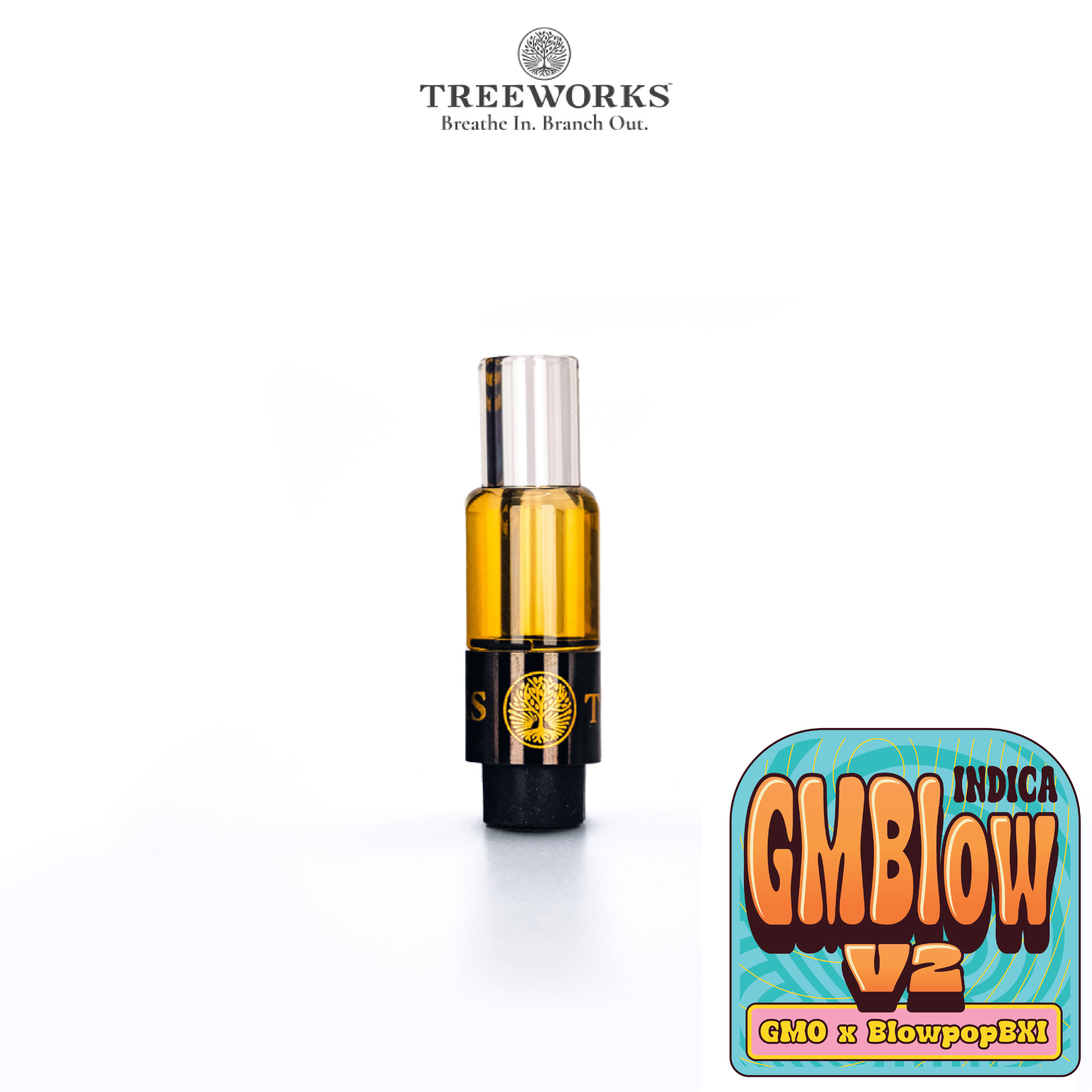 Photograph of product: GMBlow V2 (I) .5g Solventless Live Rosin Cartridge