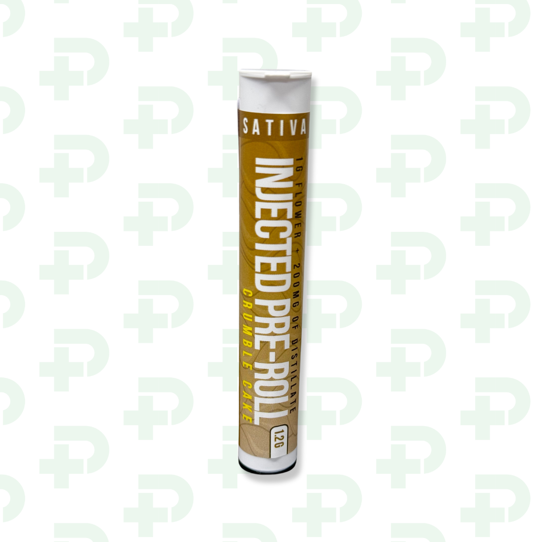 Photograph of product: Distro 10 Infused Preroll - Crumb Cake