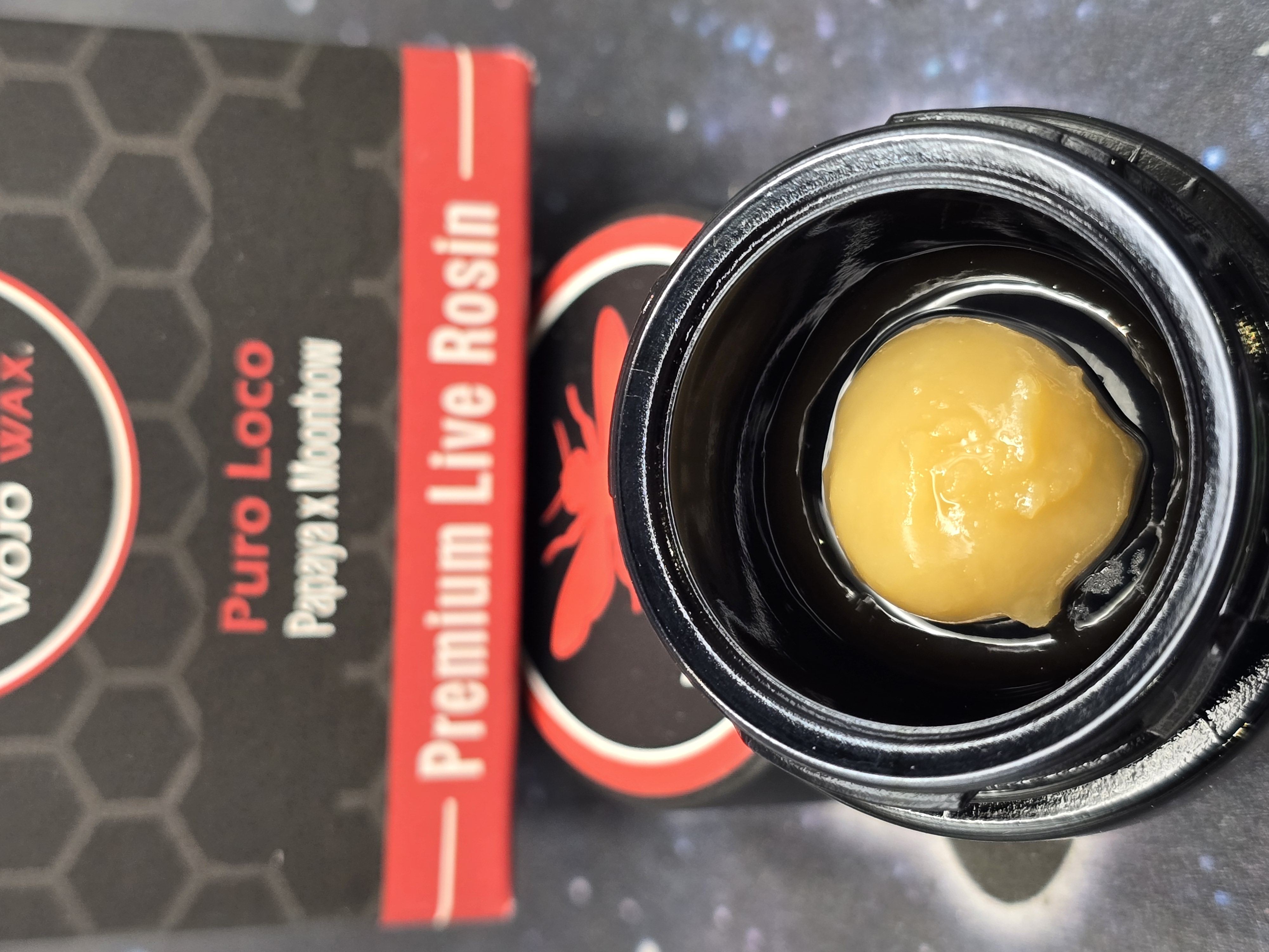 Photograph of product: Wojo | Puro Loco Live Rosin