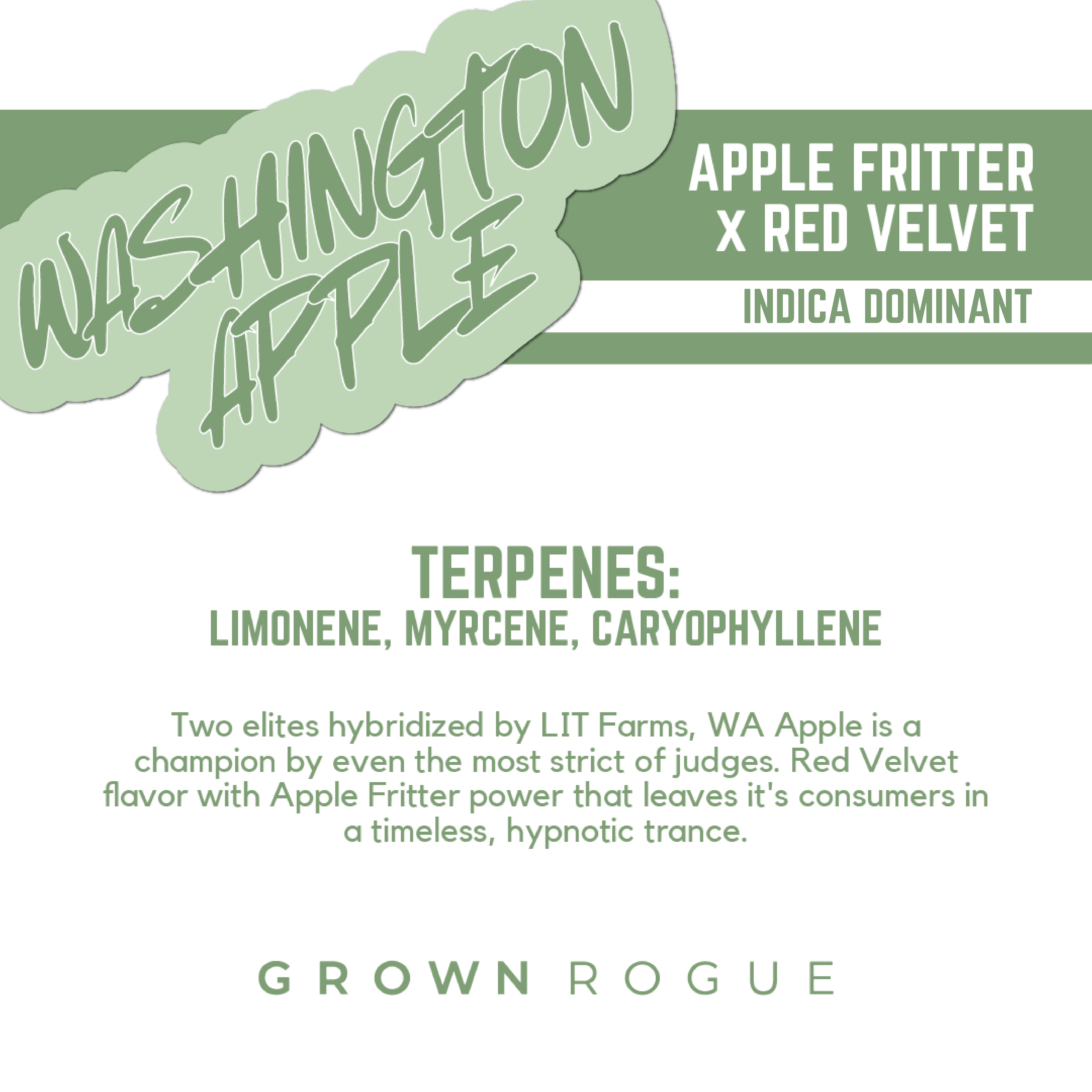 Photograph of product: Grown Rogue Reserve Flower 3.5g- Washington Apple