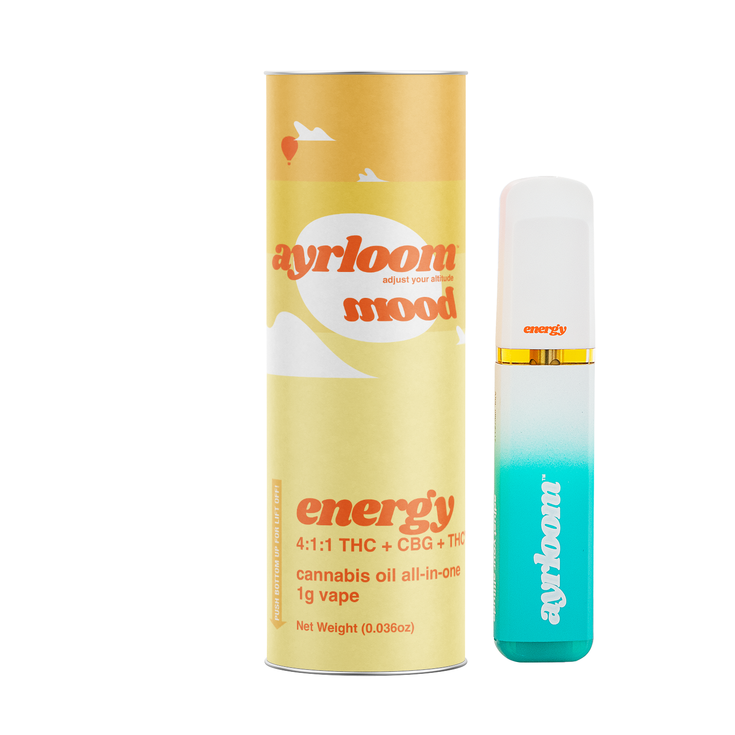 Photograph of product: Ayrloom-Energy- AIO Vape Pen