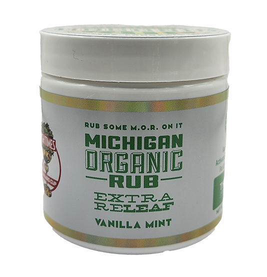 Photograph of Product: Vanilla Mint | 1:1 | Topical Jar 3oz | Michigan Organic Rub