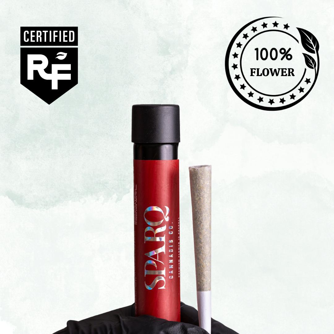 Photograph of product: Pink Runtz 1g Pre-Roll - SPARQ