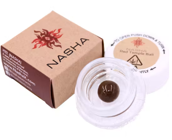 Photograph of product: LA Confidential X Peanut Kush [H] - Red Pressed au chocolat