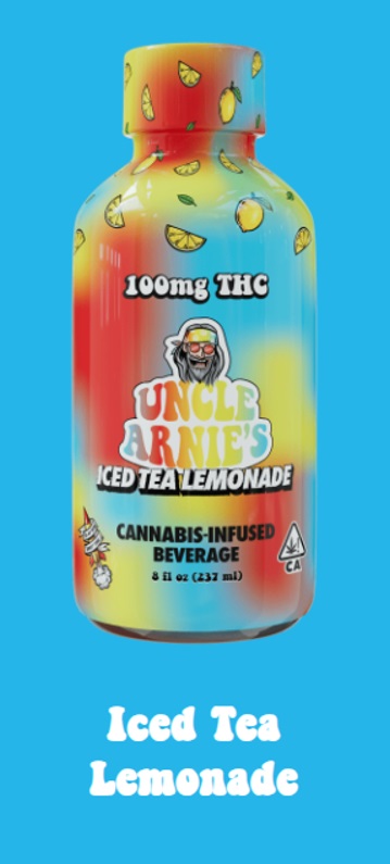 Photograph of product: Uncle Arnie's | Iced Tea Lemonade (H) 8oz/100mg Drink