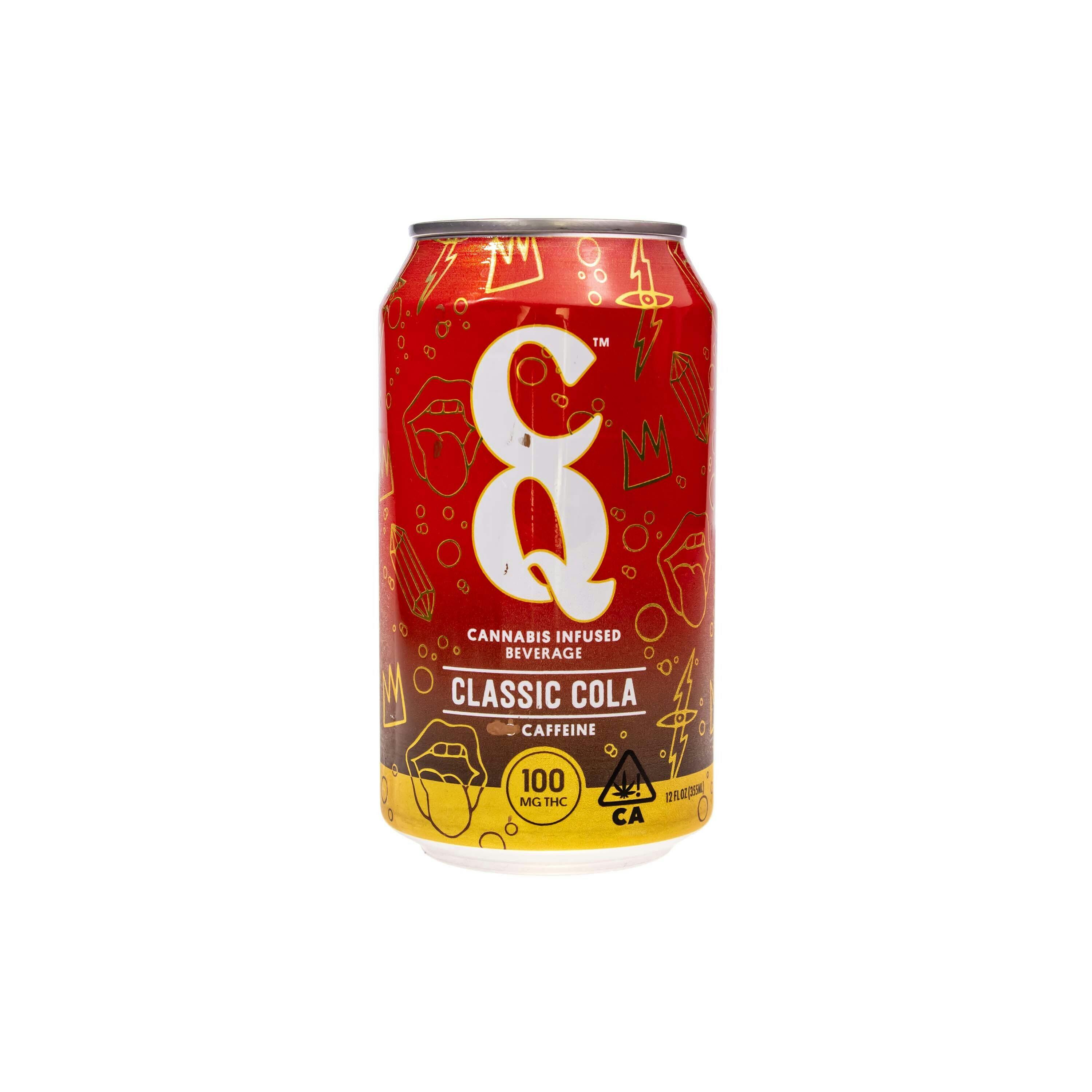 Photograph of product: CQ | Classic Cola Caffeinated (100mg TH-oui)