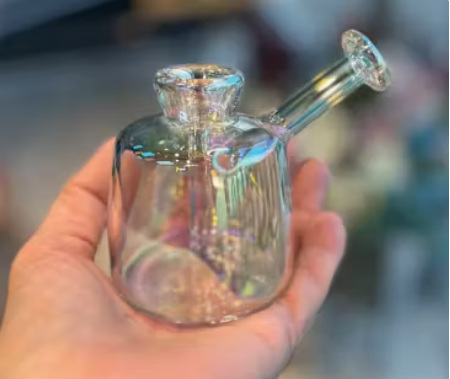 Photograph of product: Moon Dust Electroplated Mini Bubbler W/ Bag