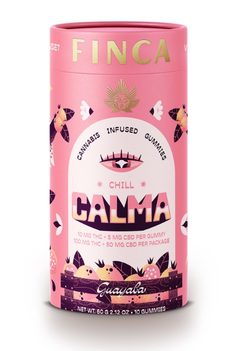 Photograph of Product: Finca | Calma | Guayaba (Guava) | Gummies 10pk | 100mg