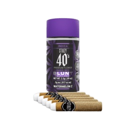 Photograph of product: Watermelon Z Infused Mini Blunts (5 Pack) | 2.5g