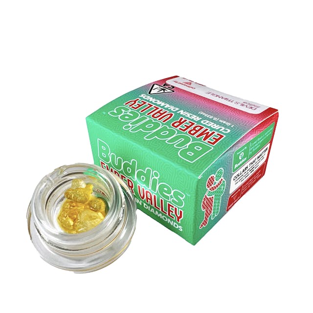 Photograph of product: Melon Fizz Cured Resin Diamonds BB x EV - 1g