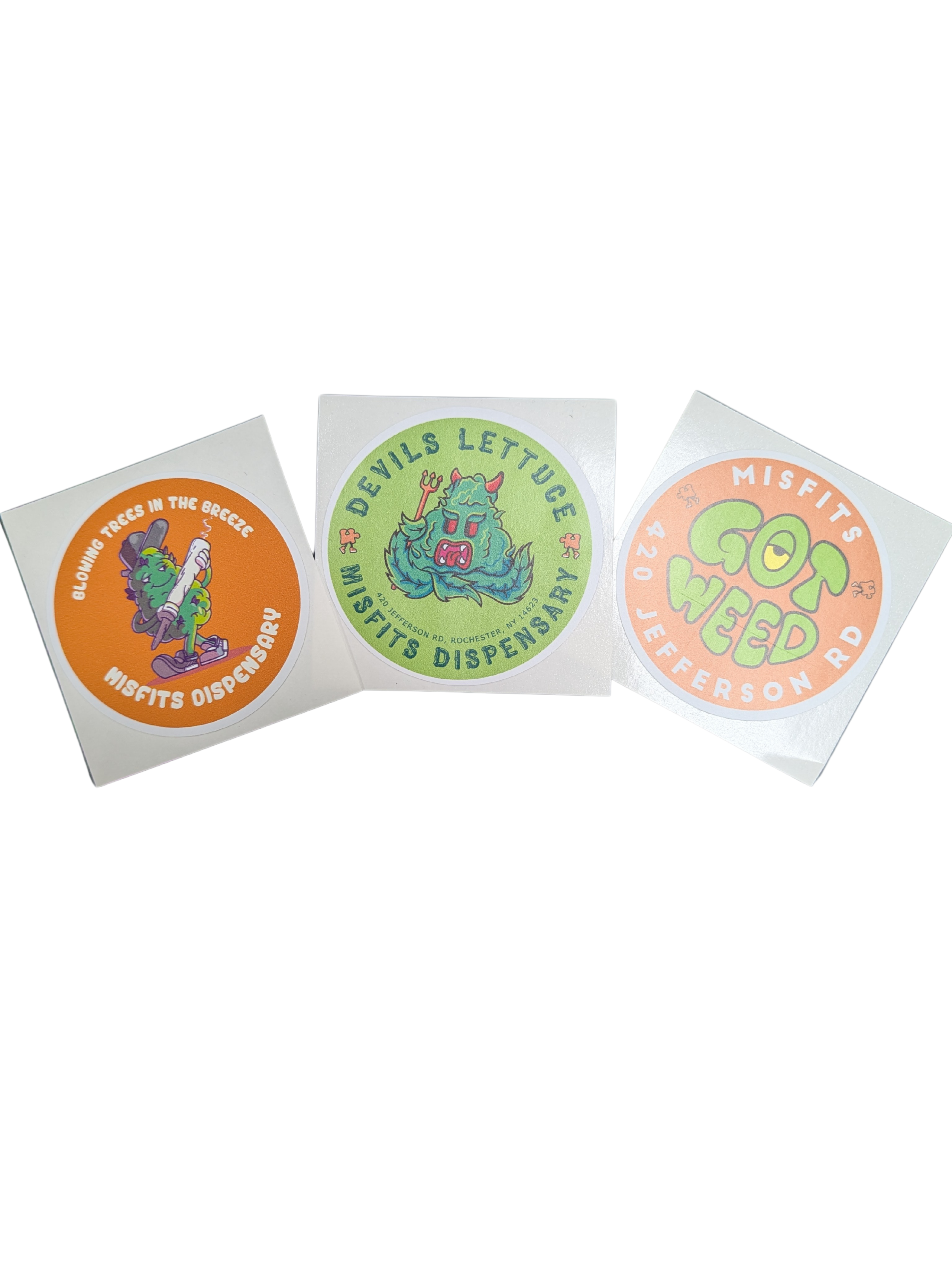 Photograph of product: Misfits Sticker Variety