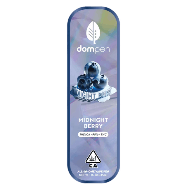 Photograph of product: Midnight Berry Liquid Diamonds Disposable 1g - 