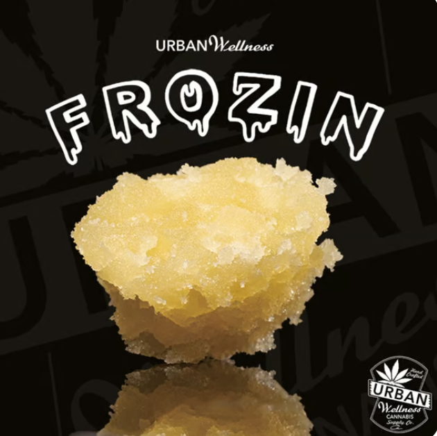 Photograph of product: Frozin - Black Garlic Live Rosin 90U-120U