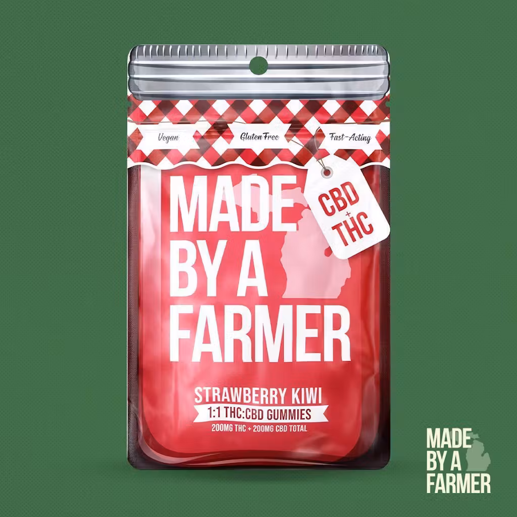 Photograph of product: Strawberry Kiwi | 200MG TH-oui + 200MG CBD Gummies