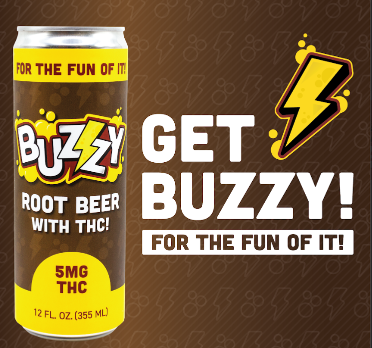 Photograph of product: Root Beer Soda | 5mg - Buzzy