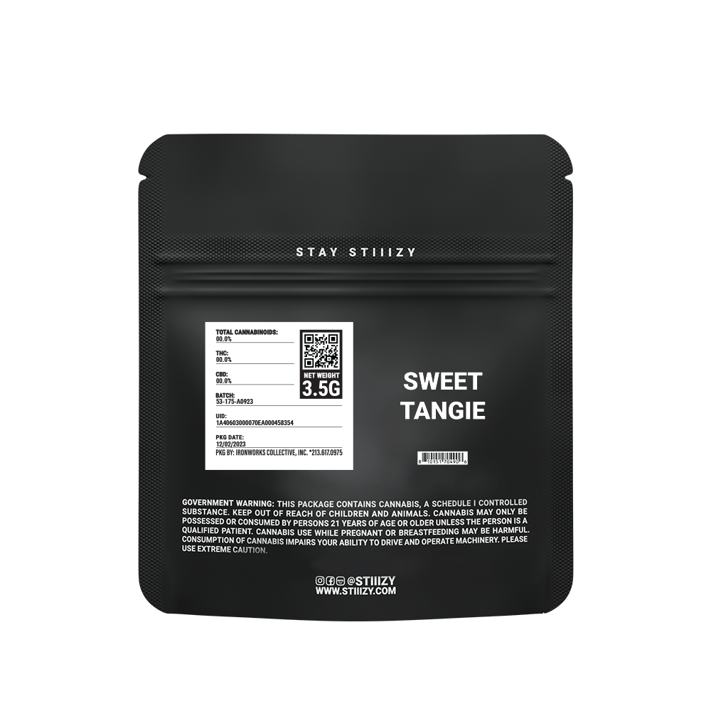 Photograph of product: SWEET TANGIE - BLACK LABEL 3.5G