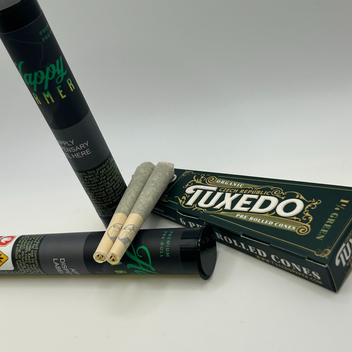 Photograph of product: The Happy Farmer Farmers Premium Blend 2x0.5g Pre-Rolls