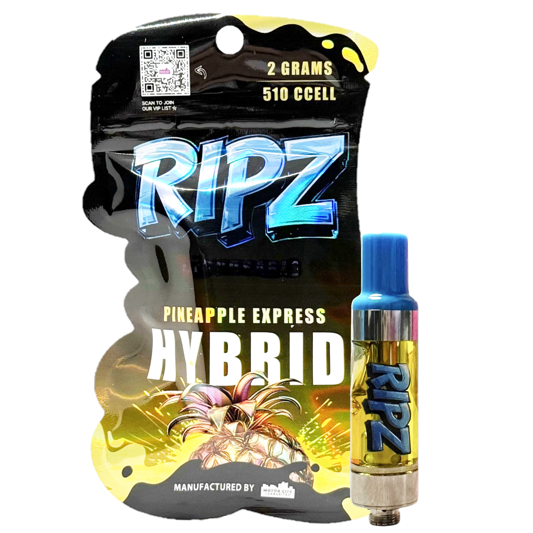 Photograph of product: Ripz Pineapple Express Cartridge Rec
