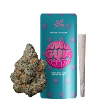 Photograph of product: Seed Junky | Bubble Gum Sherb | 1g Pre-Roll