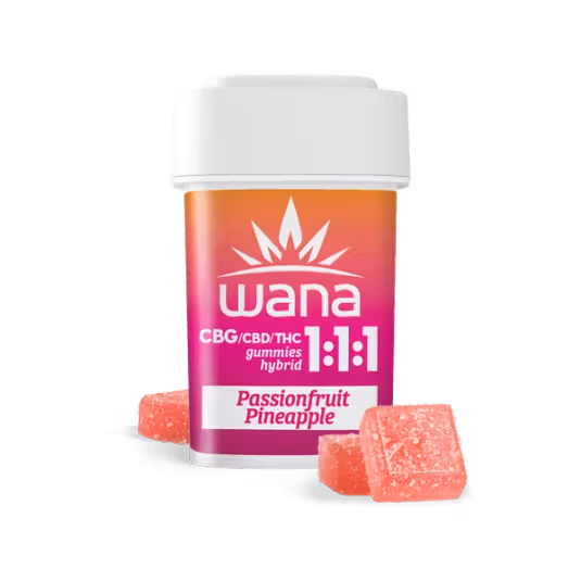 Photograph of product: Wana Passionfruit Pineapple 1:1: ummies 20pc