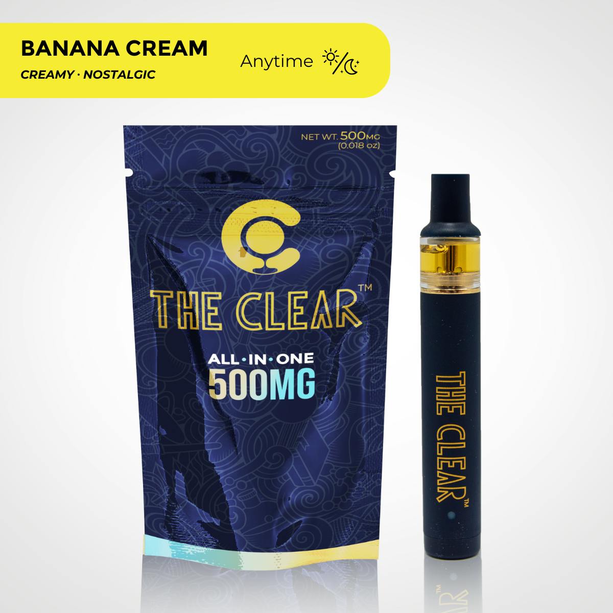 Photograph of product: BANANA CREAM - DISPOSABLE - 0.5G