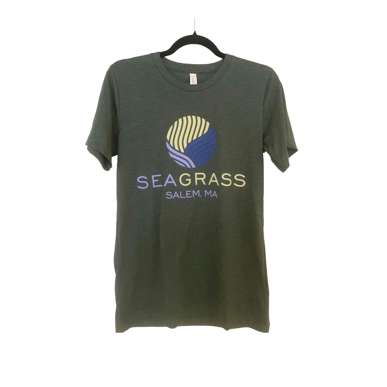 Photograph of product: Seagrass Tee Shirt Heather Forest Green - X Large