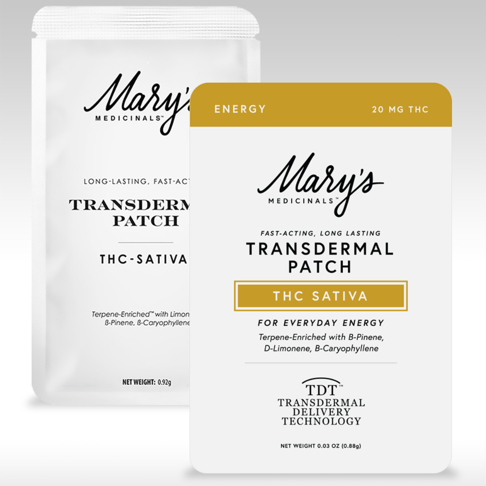 Photograph of product: Mary's Medicinal Oui'd Patch 10pk 200mg