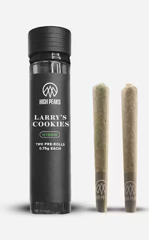 Photograph of product: Larry's Cookies | 2 Pack Pre rolls Hybrid | High Peaks