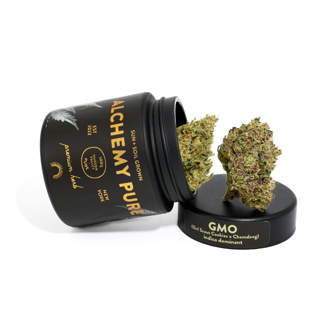 Photograph of product: Alchemy Pure Hand Trimmed Flower | 7g | GMO