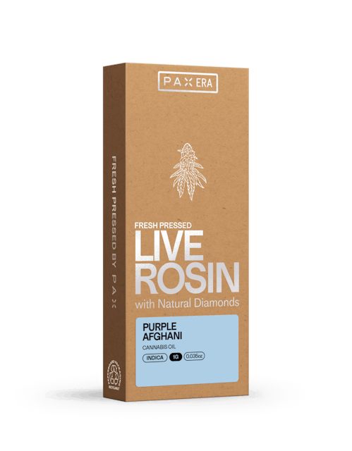 Photograph of product: Purple Afghani | Live Rosin Pod 1g - 