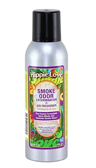 Photograph of product: Hippie Love Smoke Odor Exterminator Spray