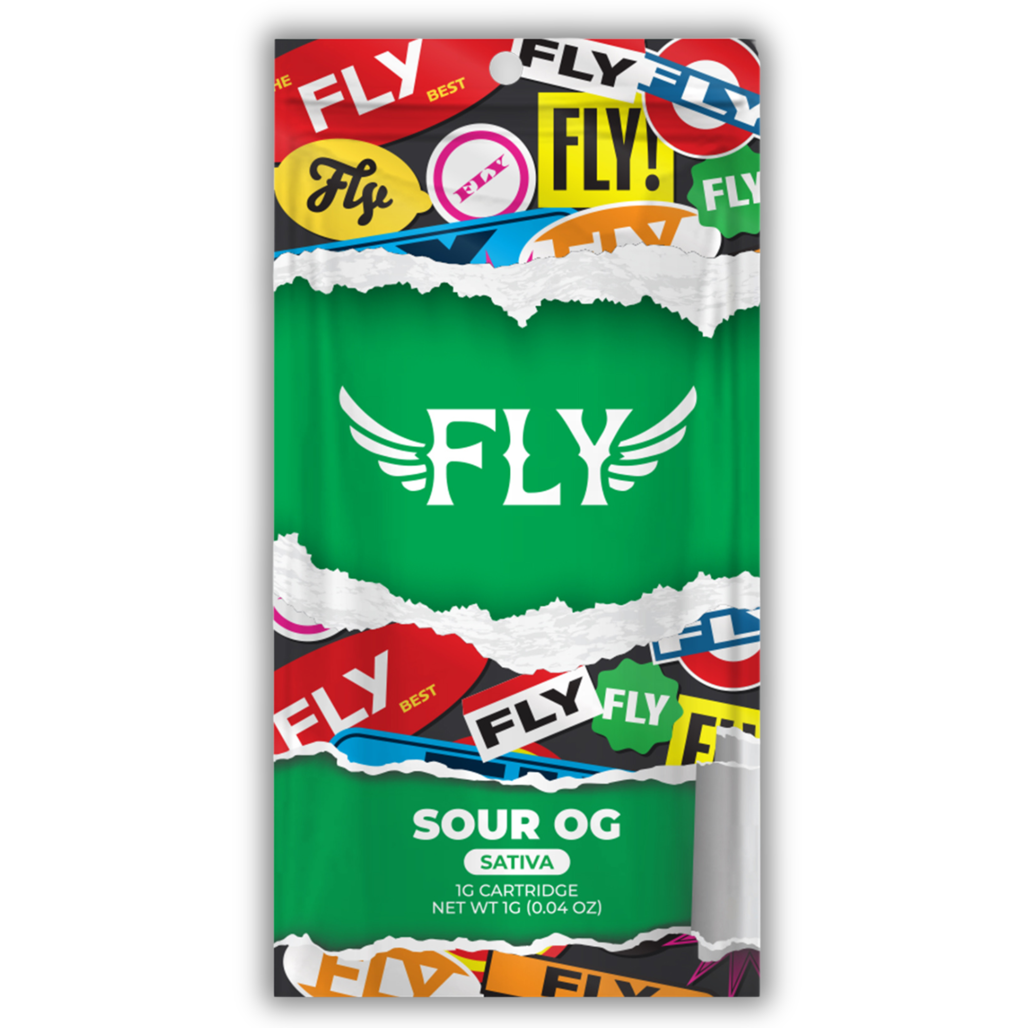 Photograph of product: Fly | 510 Cart | Sour OG | 1g