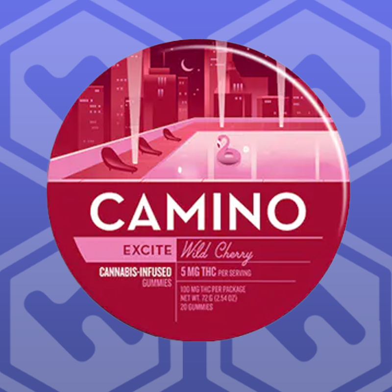 Photograph of product: Wild Cherry | 1:1:1 | 1OOmg CBC/100mg CBG/100mg THC | 20 Pack