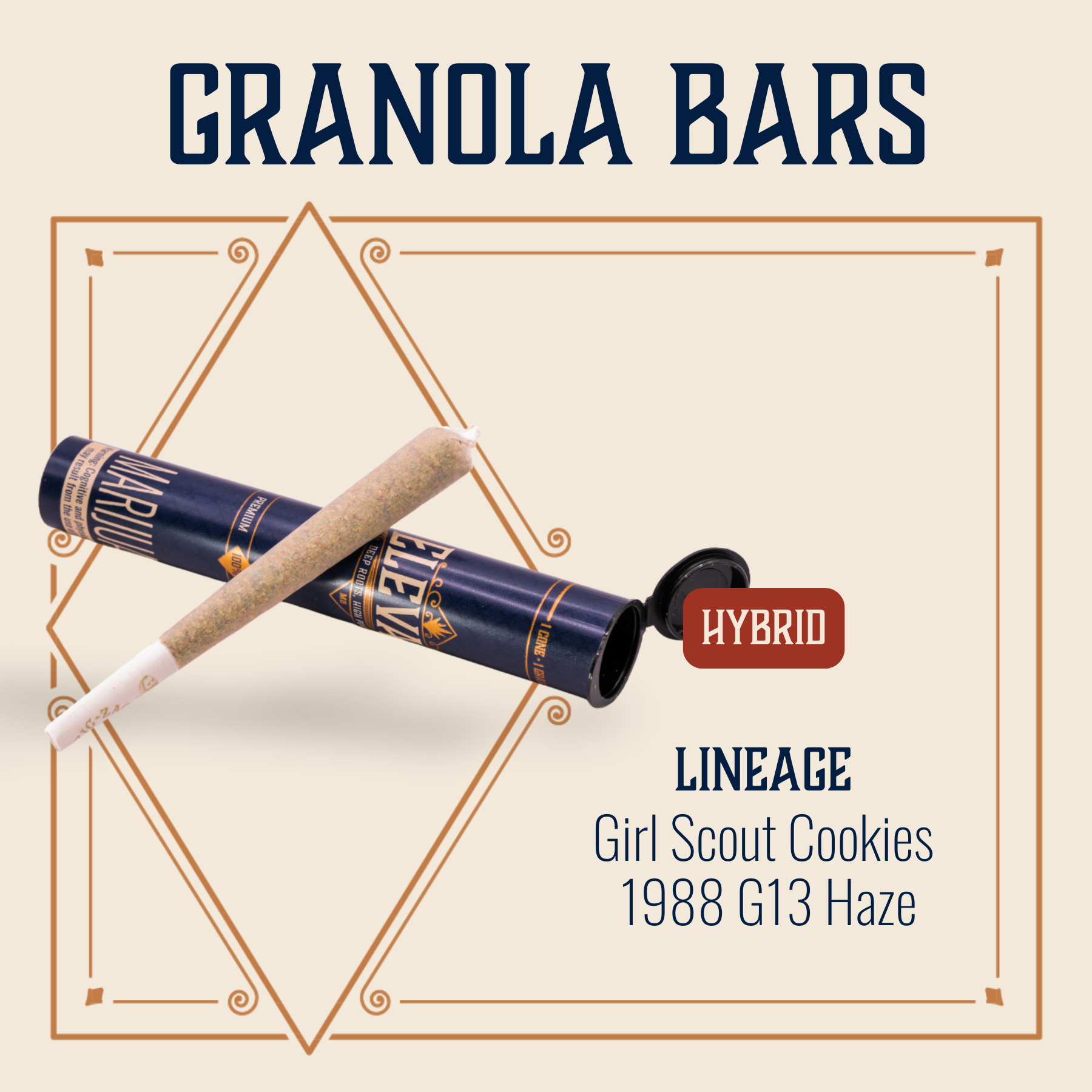 Photograph of product: Granola Barz Pre-Roll | 1g