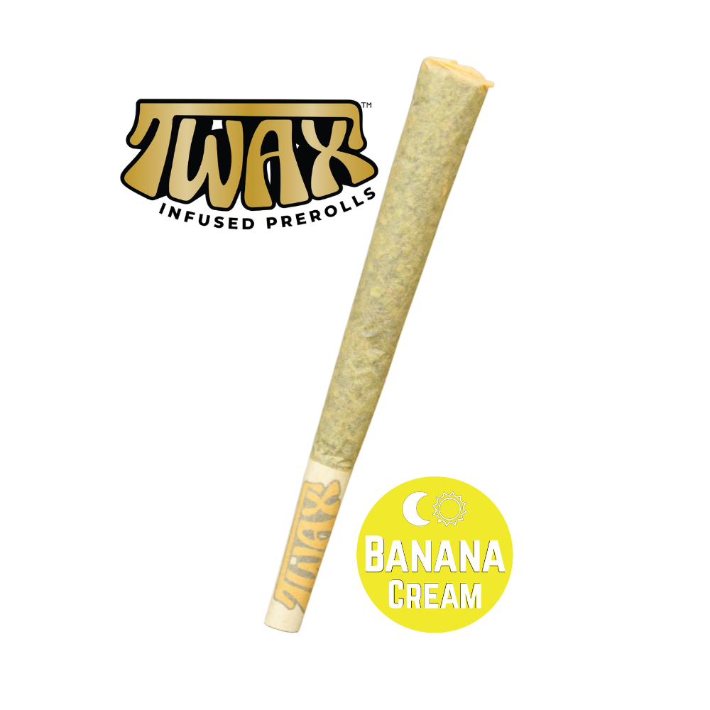 Photograph of product: TWAX - Infused Preroll - Banana Cream (H)