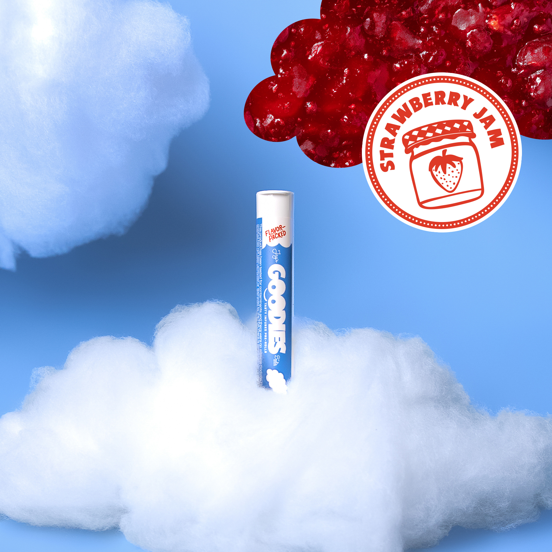 Photograph of product: Infused Pre-Roll - Strawberry Jam