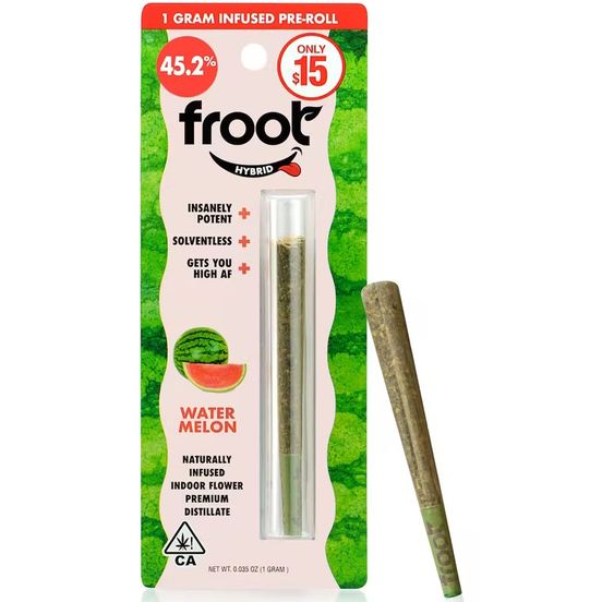Photograph of product: Watermelon Infused Pre-roll - 