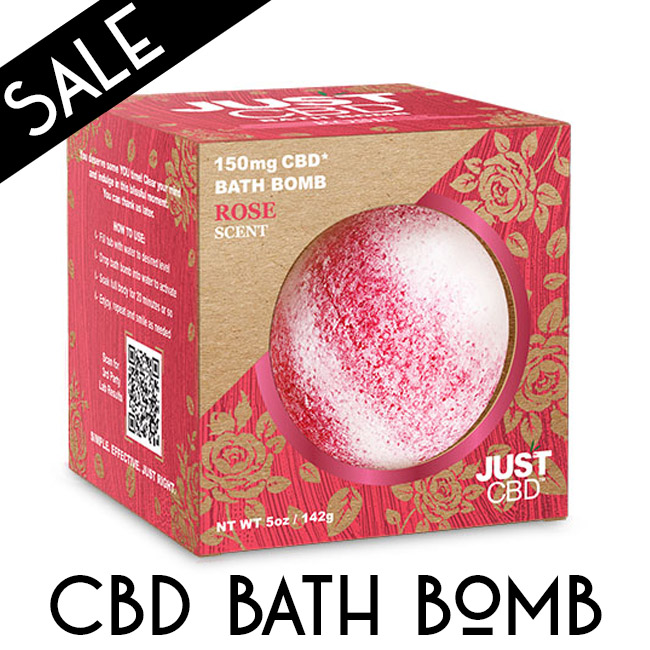 Photograph of product: CBD Bath Bomb Fizzies - Roses CBD:150mg $8