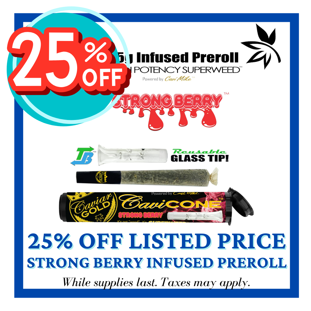 Photograph of product: STRONG BERRY INFUSED PREROLL