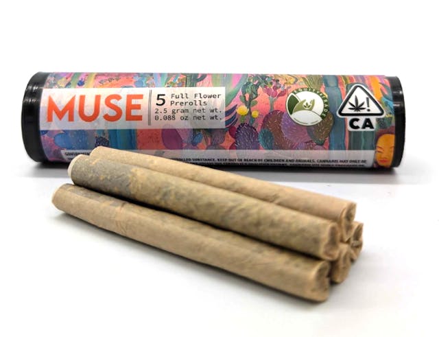 Photograph of product: Muse Pre-roll 5 Pack - Gods Breath (I)