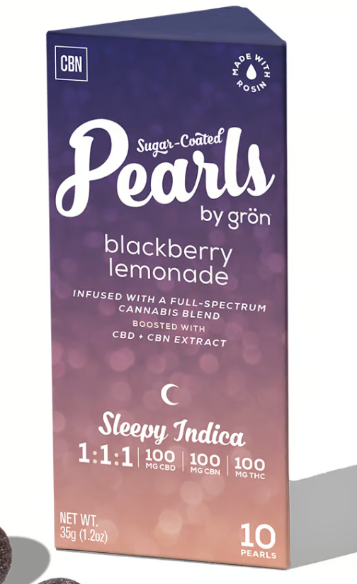 Photograph of product: Blackberry Lemonade - 1:1:1 10mg TH-oui 10mg CBN 10mg CBD - 10pck Gummies