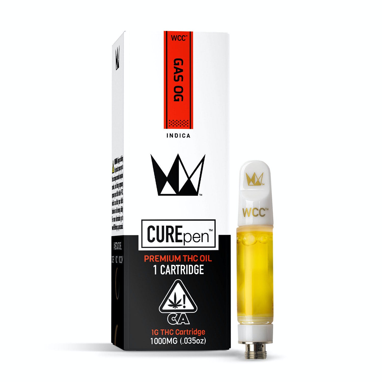 Photograph of product: Gas OG  CUREpen Cartridge 1g