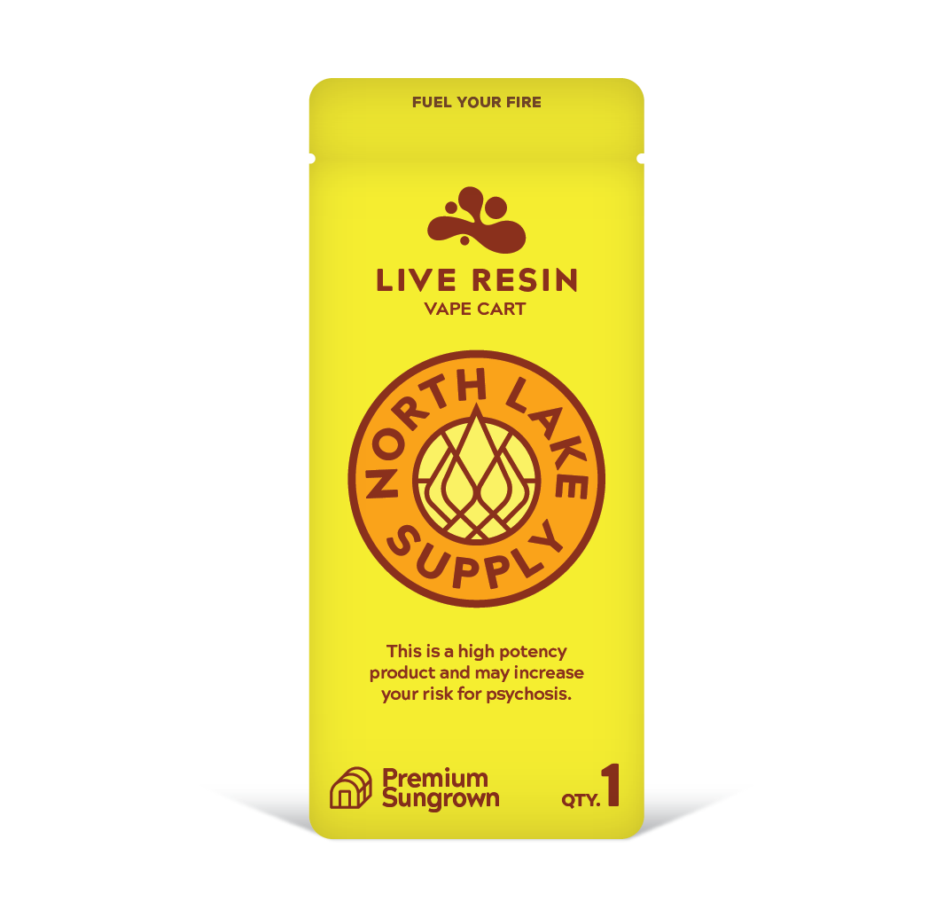Photograph of product: North Lake Supply - Shoreburst OG .5g Live Resin Vape Cart