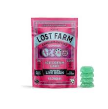 Photograph of product: Raspberry x Ice Cream Cake | Live Resin Infused | Lost Farm