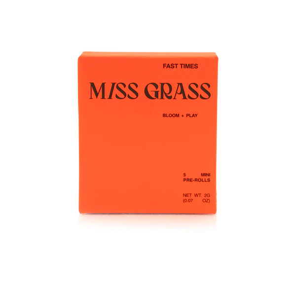 Photograph of product: Miss Grass | Fast Times Minis (S) Pre Rolls | 5 Pack (2g)