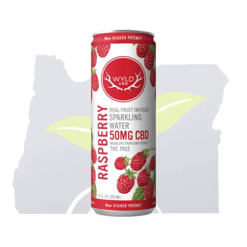 Photograph of product: Wyld-Hemp Water-Raspberry