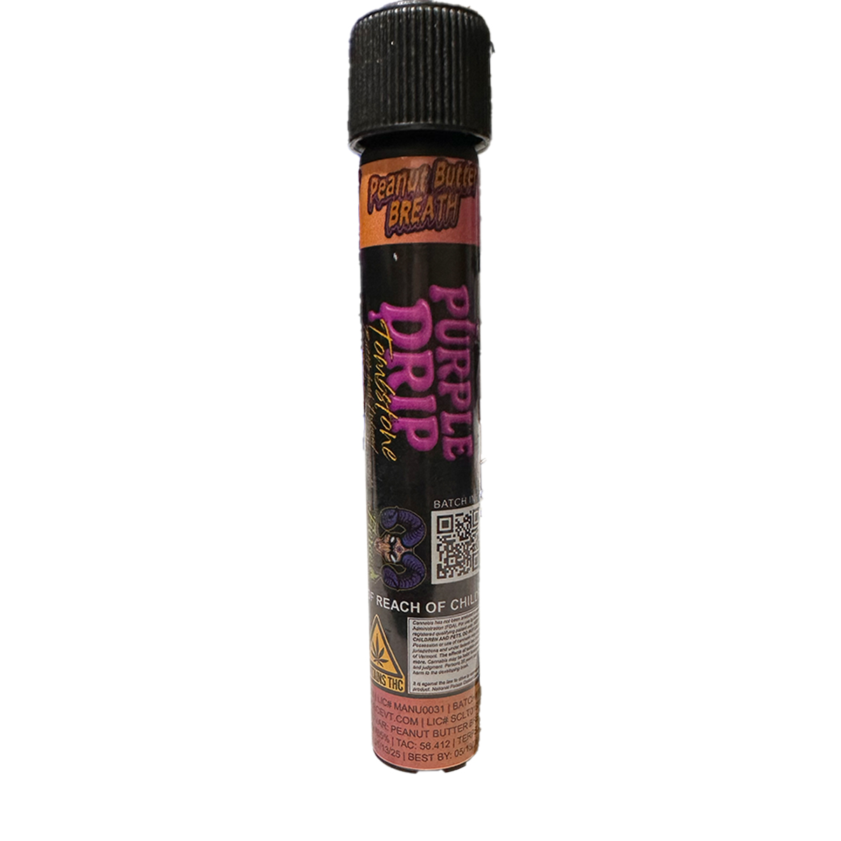 Photograph of product: Peanut Butter Breath Tombstone | 1g au chocolat + Rosin Infused Pre-Roll | Stone Leaf