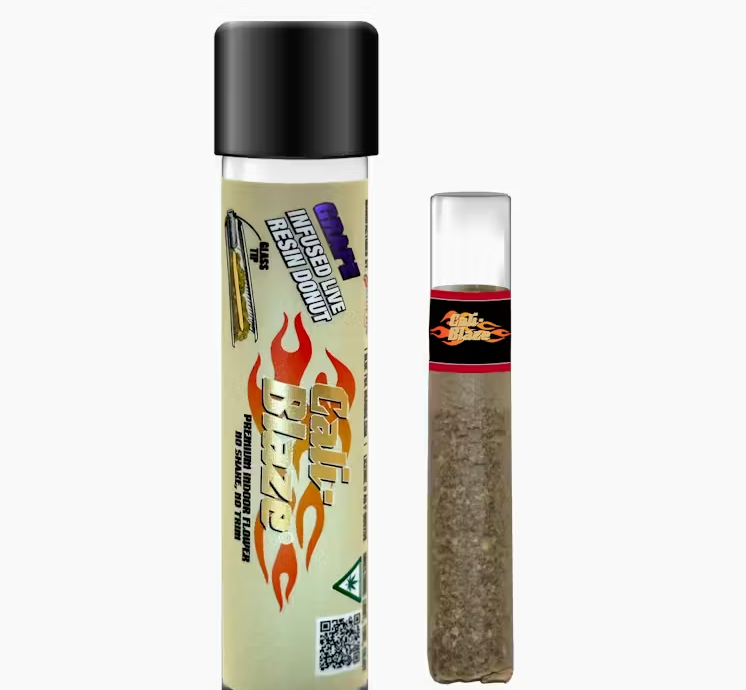 Photograph of product: CALI-BLAZE LIVE RESIN DONUT | GRAPE